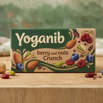 Yoganib Berry & Nut Crunch – High Protein Natural Snack Bar